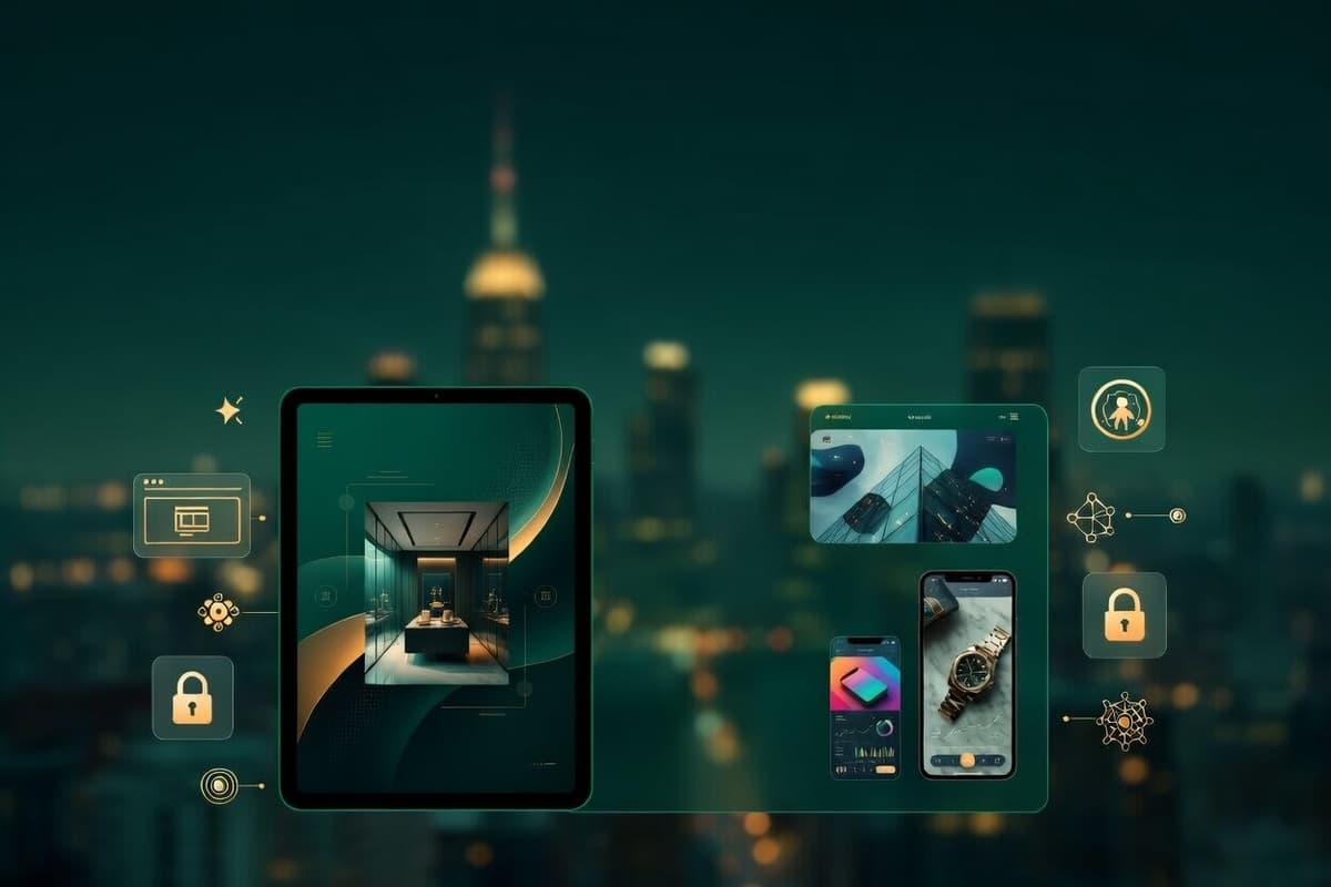 Techridian's premium digital craftsmanship showcasing a modern interface